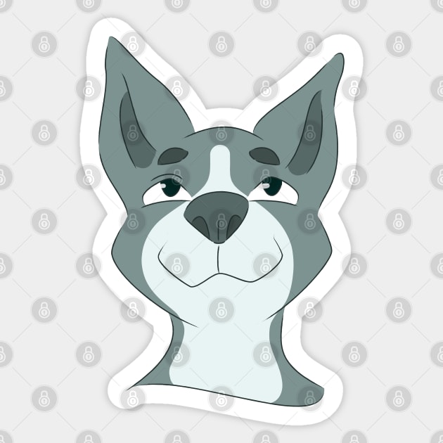 A Good Boy Sticker by Textual